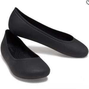 Crocs Black Brooklyn Flats